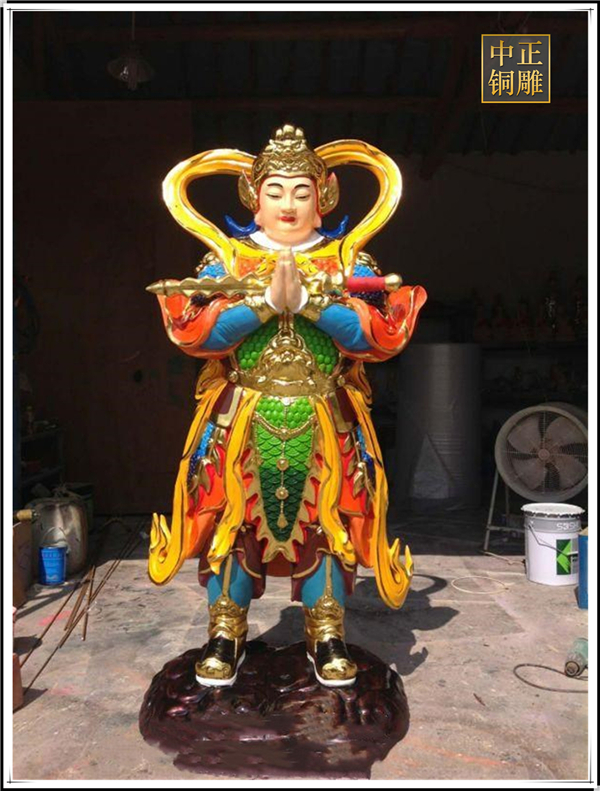 彩繪韋陀佛像.jpg 彩繪韋陀佛像.jpg