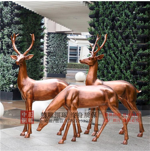 小區銅鹿雕塑.jpg 小區銅鹿雕塑.jpg