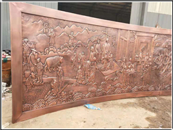 鍛銅浮雕文化墻 鍛銅浮雕文化墻