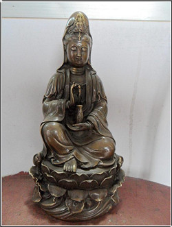 黃銅觀音雕像 黃銅觀音雕像
