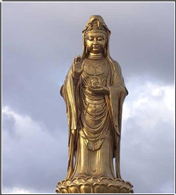 銅觀音像 銅觀音像