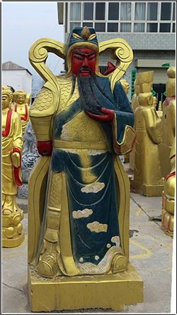 布衣青銅關(guān)公像 布衣青銅關(guān)公像