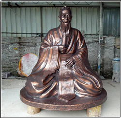 大型銅孔子坐像 大型銅孔子坐像