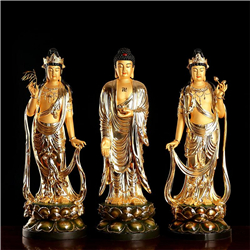 西方三圣擺件 西方三圣擺件