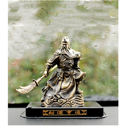 手拿青龍偃月刀銅關(guān)公像 手拿青龍偃月刀銅關(guān)公像