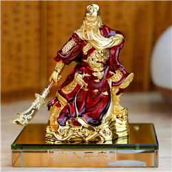 銅關(guān)公車(chē)載雕塑 銅關(guān)公車(chē)載雕塑