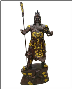 立刀紫銅關(guān)公鑄造 立刀紫銅關(guān)公鑄造