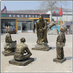 鑄銅孔子教學銅像 鑄銅孔子教學銅像