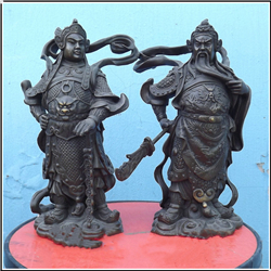 家用純銅關公雕塑 家用純銅關公雕塑