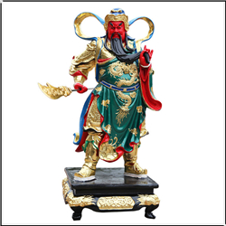 客廳銅關公像擺件鑄造 客廳銅關公像擺件鑄造