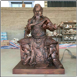 手握書卷坐像銅關(guān)公像 手握書卷坐像銅關(guān)公像