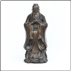 孔子銅像擺件定制 孔子銅像擺件定制