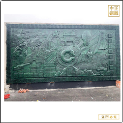 鑄銅關(guān)公 青銅純銅浮雕