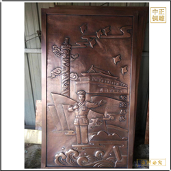 鑄銅關(guān)公 生產(chǎn)銅浮雕壁畫(huà)廠家