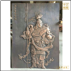 鑄銅關(guān)公 室內(nèi)銅浮雕價格