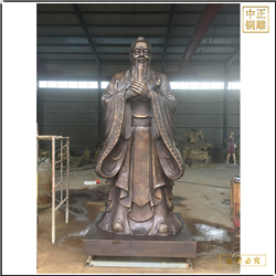 鑄銅關公 校園名人孔子雕塑