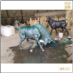 純銅牛雕塑創意工藝品 純銅牛雕塑創意工藝品