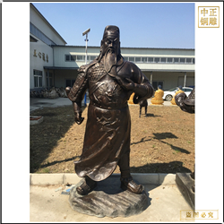鑄銅關(guān)公 廠家供應(yīng)武財神銅像