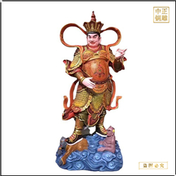 鑄銅關(guān)公 1米四大天王銅雕鑄造廠