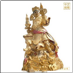 鑄銅關(guān)公 1米四大天王銅雕鑄造