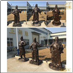 鑄銅關(guān)公 鑄造大型站像銅關(guān)公