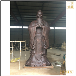 鑄銅關(guān)公 校園孔子教學(xué)雕塑擺件