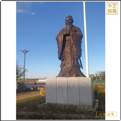 鑄銅關(guān)公 孔子銅像廠家價格