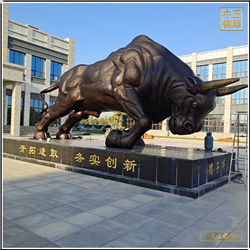 鑄銅關(guān)公 大號旺市銅牛雕塑價格