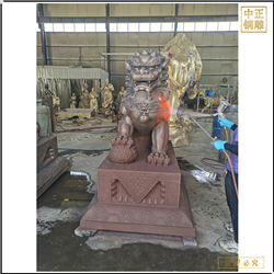 2米故宮銅獅子廠家 2米故宮銅獅子廠家