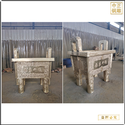 鑄銅關公 制作企業銅鼎