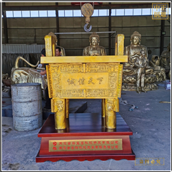 鑄銅關(guān)公 如意銅鼎鑄造廠家