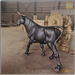 鑄銅關(guān)公 動(dòng)物園銅牛雕塑鑄造