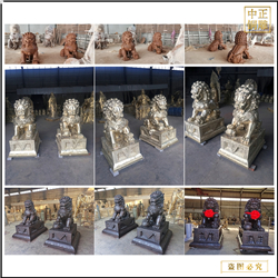 鑄銅關(guān)公 2米門(mén)口銅獅子報(bào)價(jià)