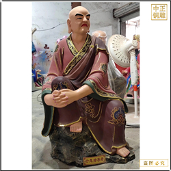 純銅十八羅漢佛像