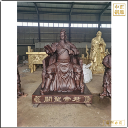 大型鑄銅關公定制 大型鑄銅關公定制