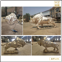 2米招財銅牛生產廠 2米招財銅牛生產廠