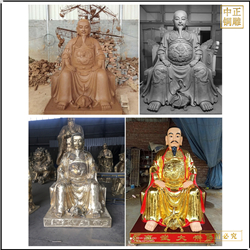 鑄銅關(guān)公 純銅真武大帝銅雕