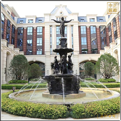 鑄銅關(guān)公 西方人物噴泉景觀雕塑