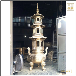 鑄銅關(guān)公 大型長方形銅香爐鑄造廠