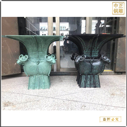 鑄銅關(guān)公 2米廣場銅鼎制作廠家