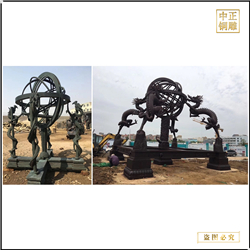 鑄銅關(guān)公 廠家批發(fā)銷售室外動物雕塑