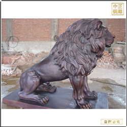 鑄銅關公 大號銅獅子鑄造廠家