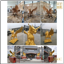 神獸鑄銅麒麟廠家 神獸鑄銅麒麟廠家