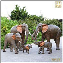 廣場動(dòng)物雕塑銅大象 廣場動(dòng)物雕塑銅大象