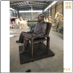 鑄銅關(guān)公 毛主席人物雕塑廠家