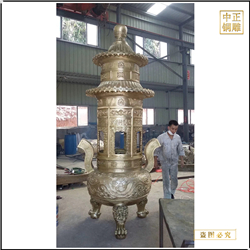 鑄銅關(guān)公 鑄造廠供應(yīng)祠堂鑄鐵香爐