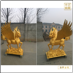 鑄銅關公 銅麒麟雕塑圖片價格