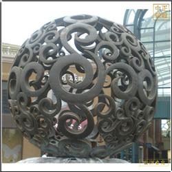 鑄銅關公 鏤空城市廣場雕塑