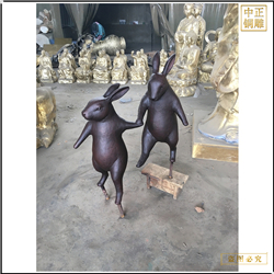 園林小兔子景觀雕塑 園林小兔子景觀雕塑