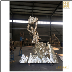 鑄銅關(guān)公 城市雕塑制作廠家